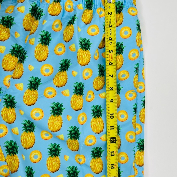 FRANKS AUSTRALIA BLUE PINEAPPLE SKY SWIM SHORTS - Picture 5 of 8